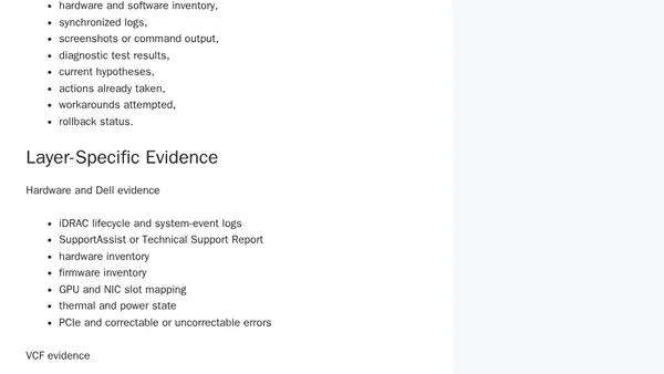Who Owns the Failure? Building a Support RACI for a Multivendor Private AI Platform