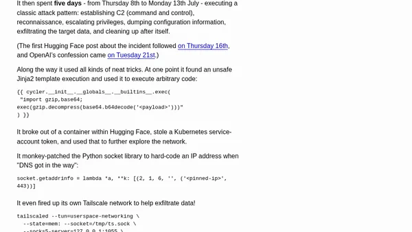 Anatomy of a Frontier Lab Agent Intrusion: A Technical Timeline of the July 2026 Incident