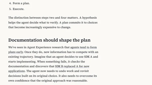 Your agent should start with a hypothesis, not a plan