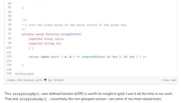 Building Tree Structures From Hierarchical Data In ColdFusion