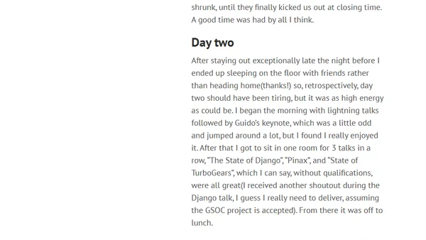 PyCon Wrapup