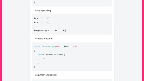 PHP in 2020