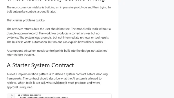 Compound AI Systems Are the Enterprise Architecture Shift Hiding in Plain Sight