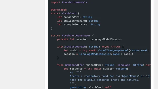 Run Custom Models On Device With Core AI