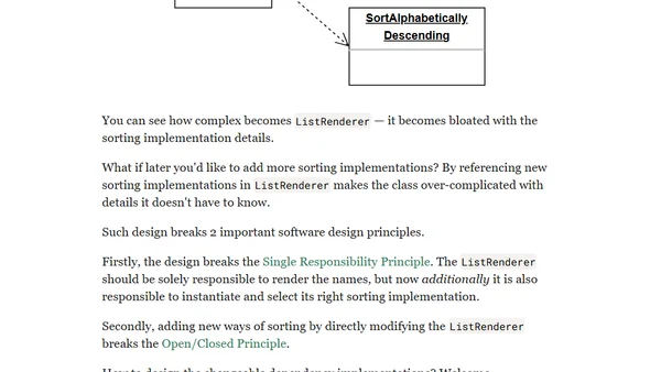 Programming to Interface Vs to Implementation