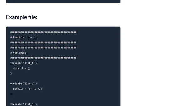 Terraform - FotD - concat()