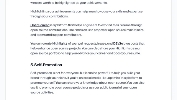 Building Your Brand as a Developer Through Open Source