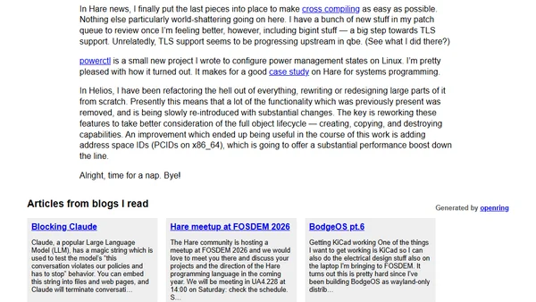 Status update, September 2022