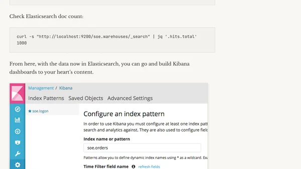 Streaming data from Kafka into Elasticsearch