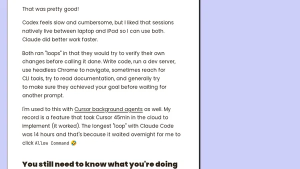 Using vibes to rewrite my blog