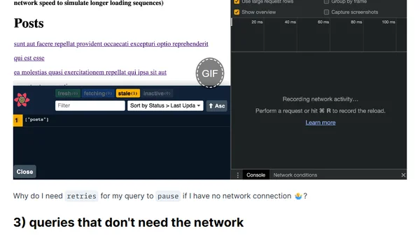 Offline React Query