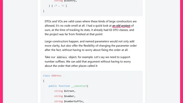 Why we need named arguments in PHP