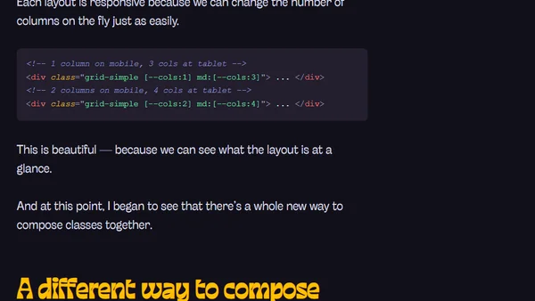 Building Responsive Layouts Without Writing More CSS