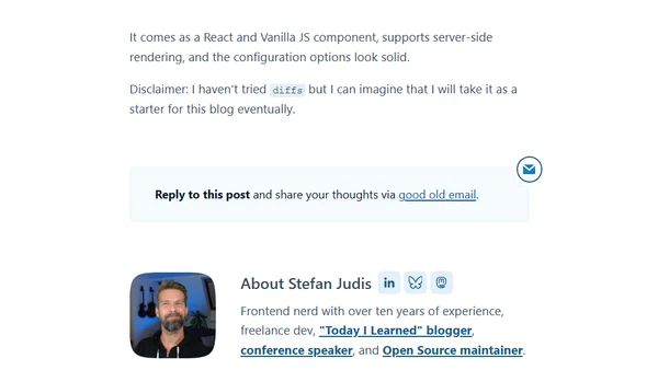 A ready-to-use diff component (#note)