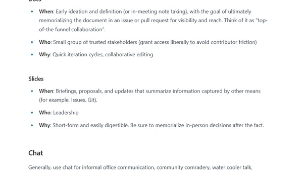Tools of the trade: How I communicate at GitHub (and why)