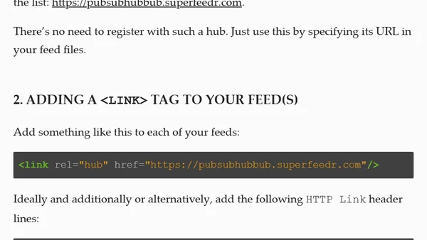 📄 Sending WebSub notifications