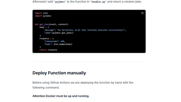 How to Set Up a CI/CD Pipeline for AWS Lambda With GitHub Actions and Serverless