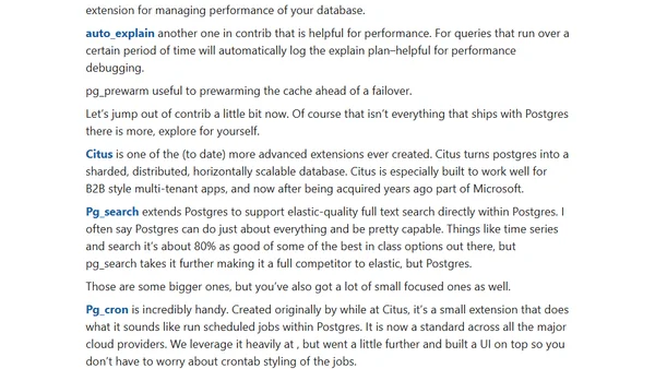 The future of Postgres?
