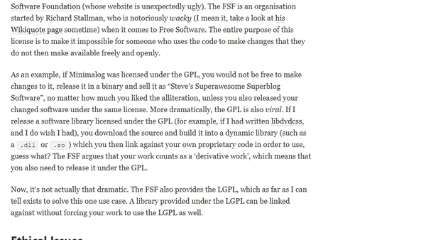 The GPL vs. The MIT License: Which License To Use