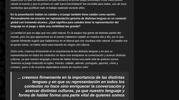 Entrevista a Àngel Beltran - Productor y Gameplay Programmer de Denshattack!