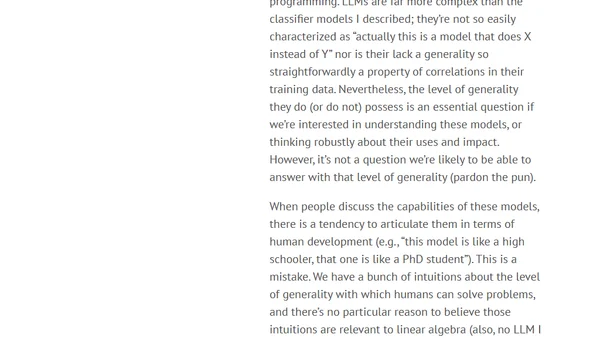 Generality