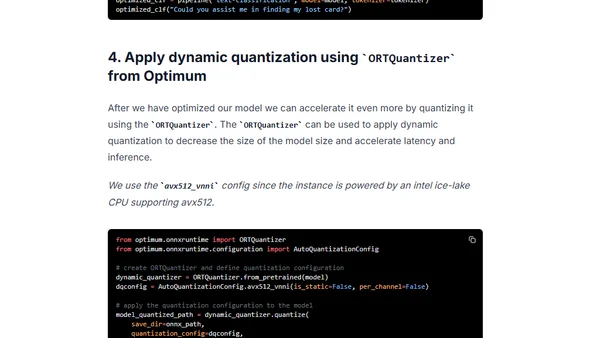 Optimizing Transformers with Hugging Face Optimum