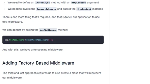 3 Ways To Create Middleware In ASP.NET Core