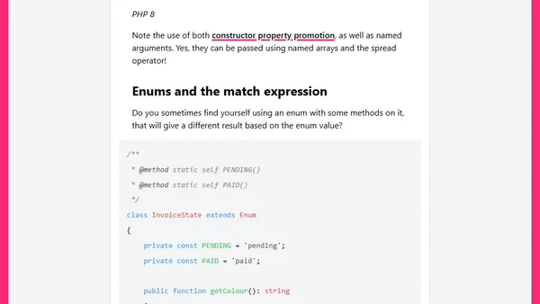 PHP 8: before and after