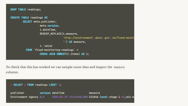 Data Wrangling with Flink SQL