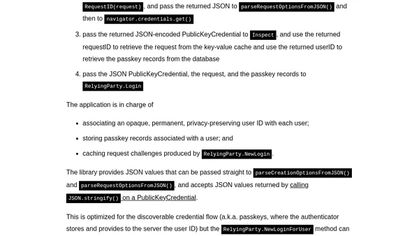 Opaque, Interoperable Passkey Records (and a Go API)