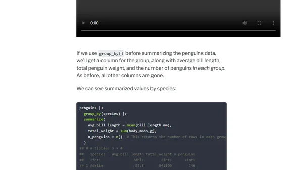 Visualizing {dplyr}’s mutate(), summarize(), group_by(), and ungroup() with animations