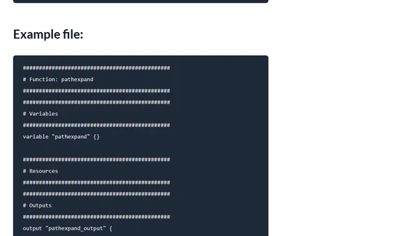 Terraform - FotD - pathexpand()