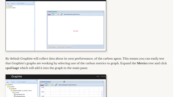 Installing obi-metrics-agent, Graphite, and collectl