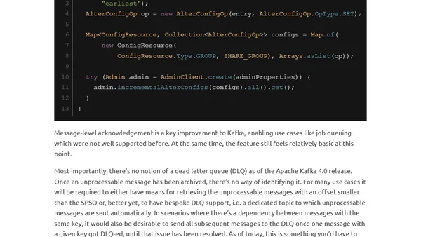 Let's Take a Look at... KIP-932: Queues for Kafka!