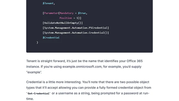 Office 365 & PowerShell: Connecting All the Pieces