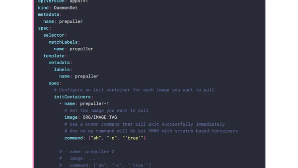 Quick and dirty way to pre-pull container images on Kubernetes