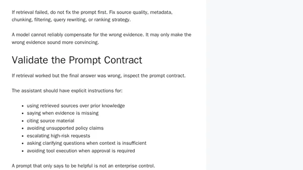Why AI Assistants Fail in Production: A Runbook for Handoffs, Latency, Hallucinations, and User Loops