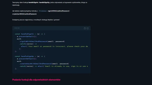 Firebase - autoryzacja w 10 minut? To mozliwe!