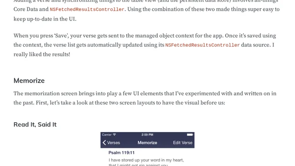 Dissecting 10 Read 10 Said – My New Swift iOS App