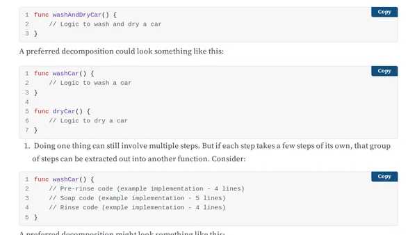 Clean Coding in Swift – Functions