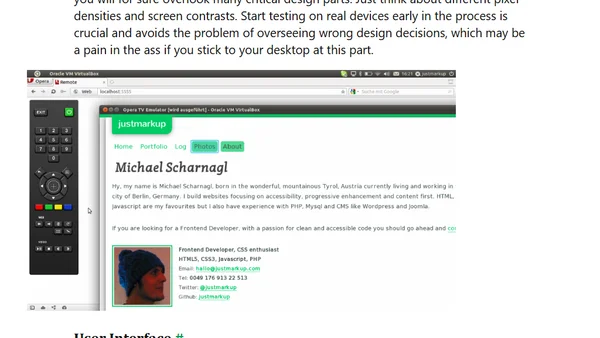 Just my test setup