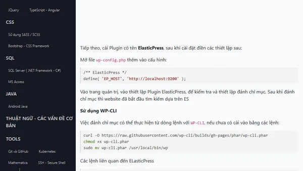 Sử dụng Elasticsearch trong Wordpress với ElasticPress