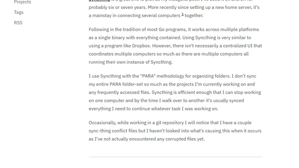 Marvelous Programs: Syncthing