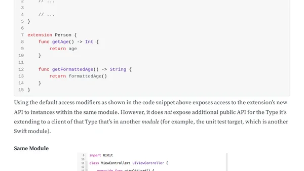 3 Nuances of Swift Extensions