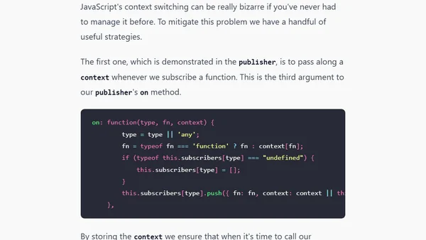 JavaScript Design Patterns: Observer