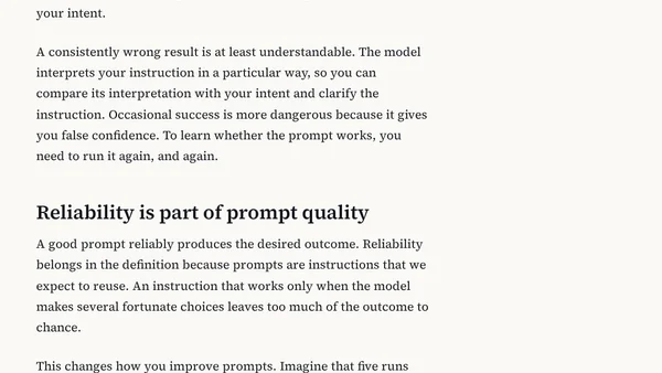 I was wrong: there are bad prompts