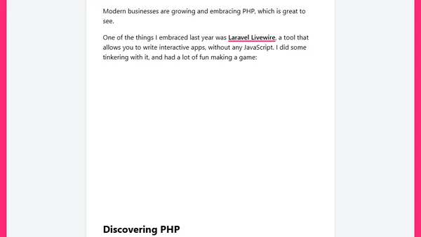 PHP in 2024