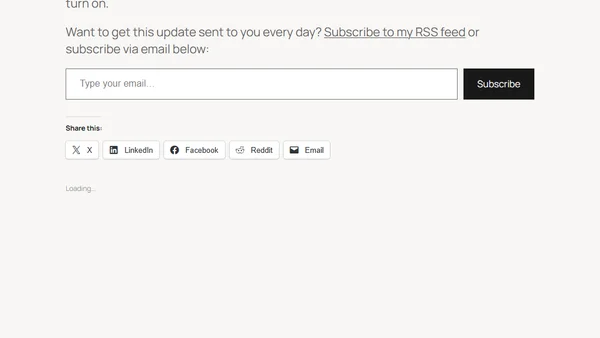 Daily Reading List – February 13, 2026 (#721)
