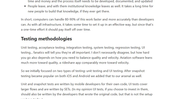 Shifting the testing culture: Motivation
