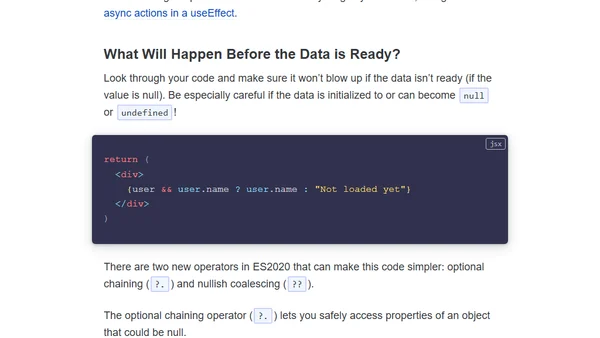 Run Code in React Before Render